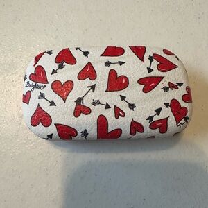 Brighton mini hinged box.  Heart motif.